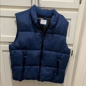Old Navy Men's Navy Quilted Vest
